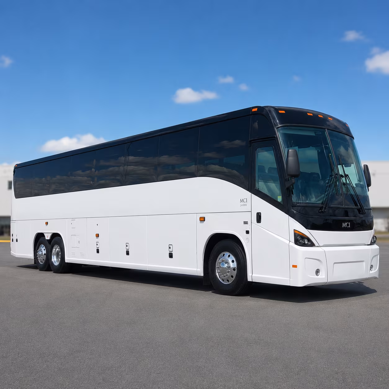fayetteville charter bus services exterior
