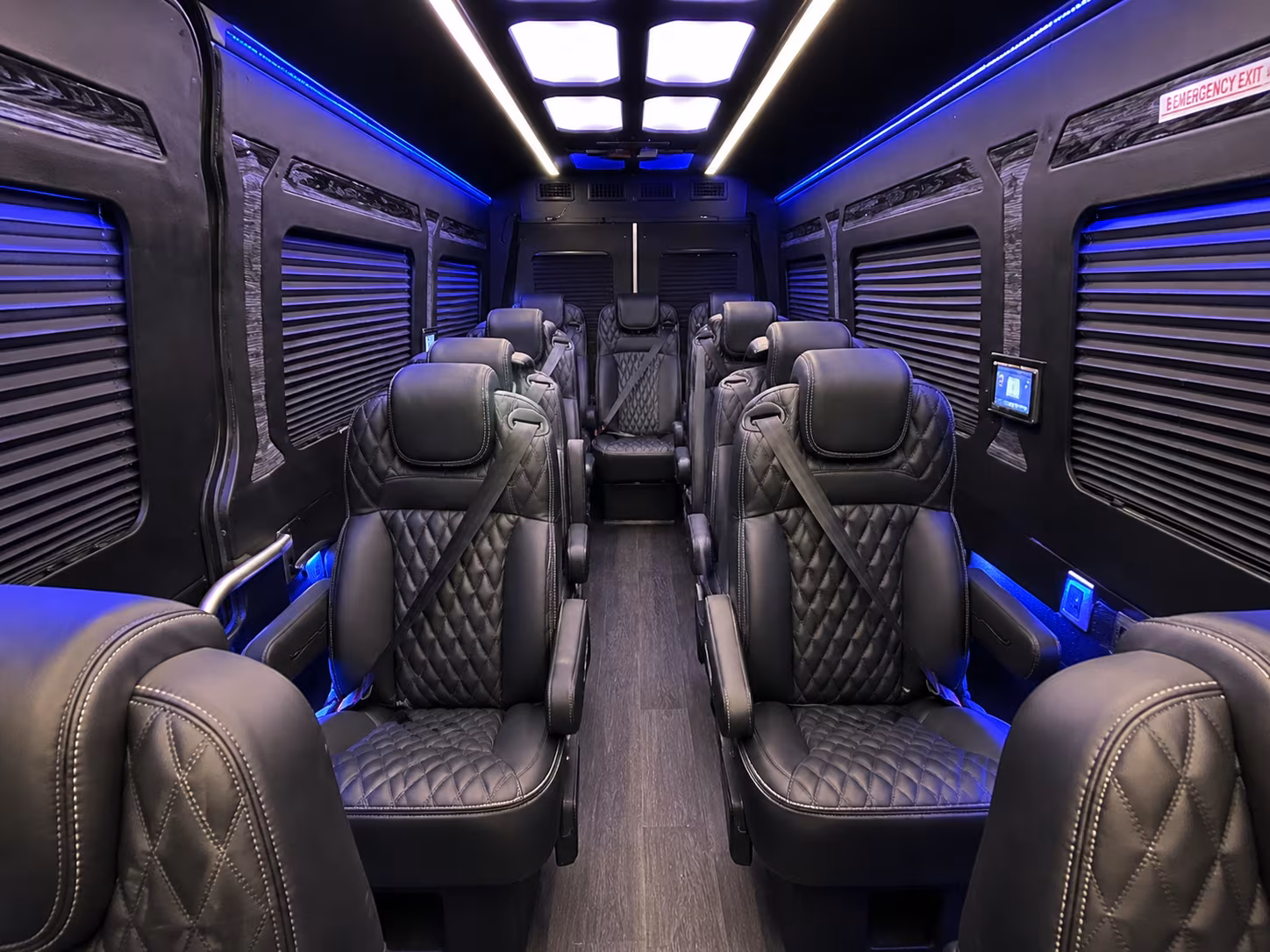 fayetteville corporate event transportation onboard seating