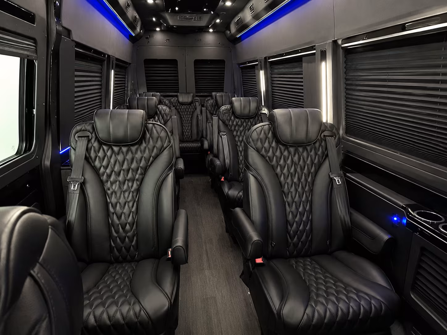 fayetteville long distance transportation onboard seating