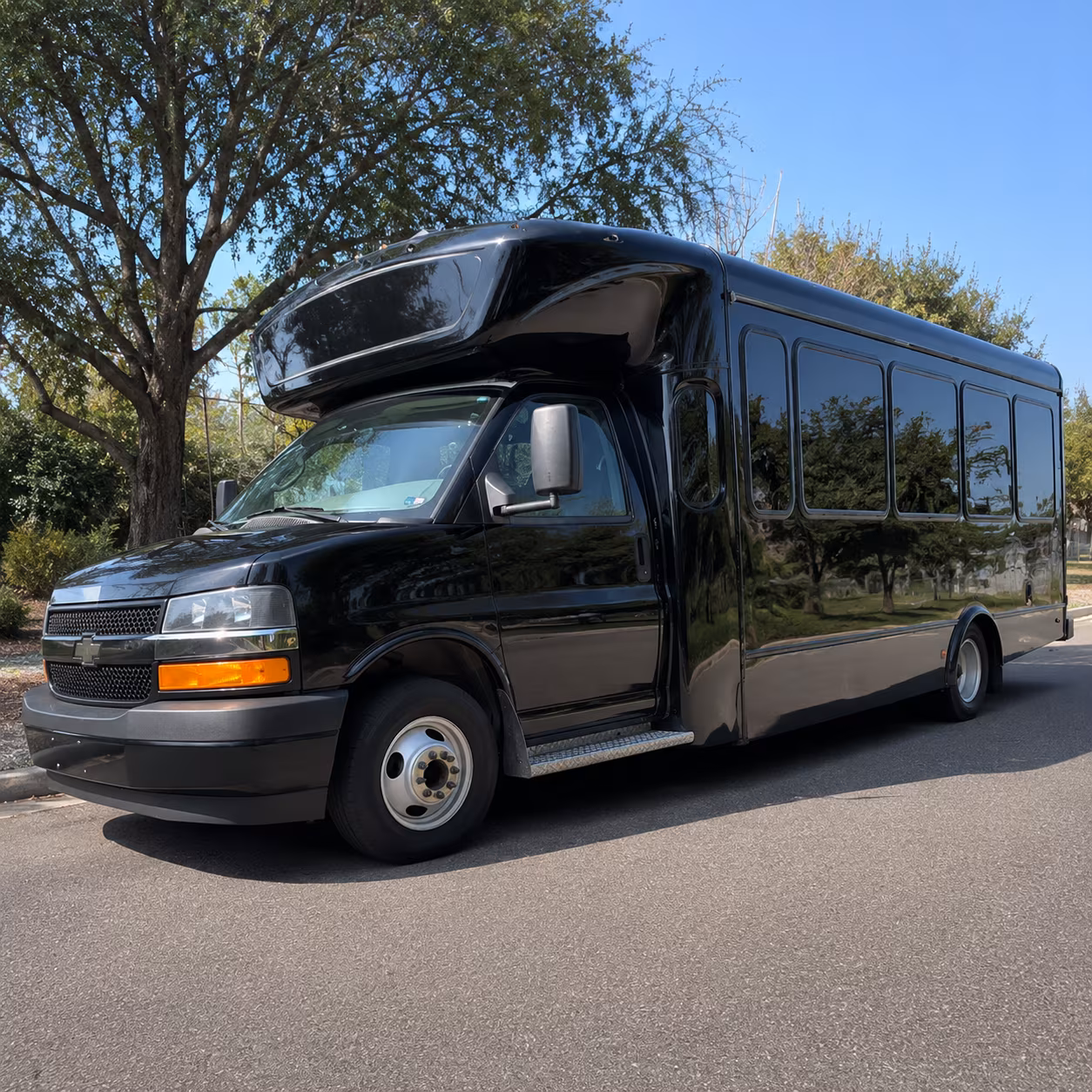 fayetteville party bus booking step 1