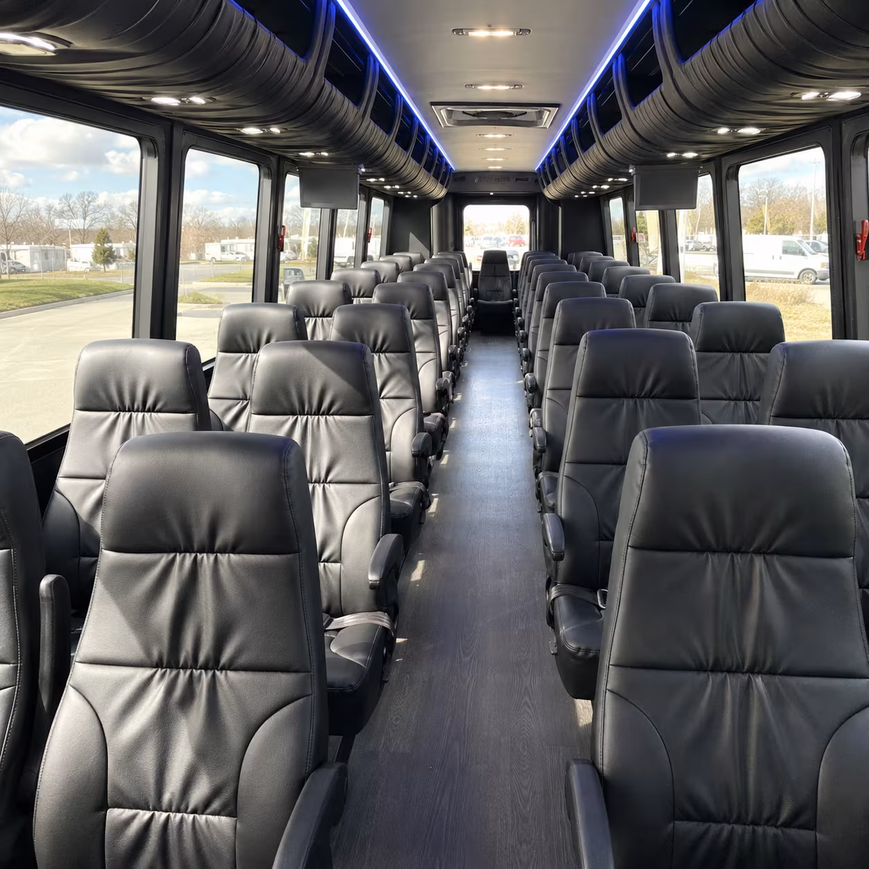 fayetteville school event transportation onboard seating