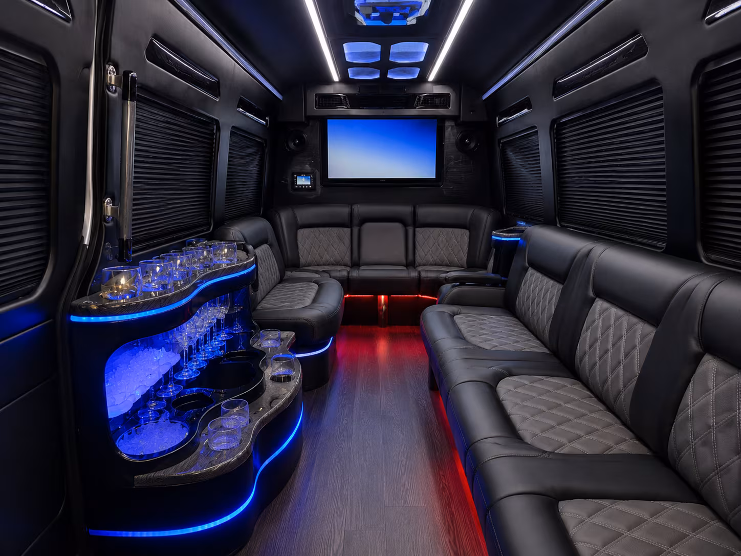fayetteville wedding transportation onboard seating