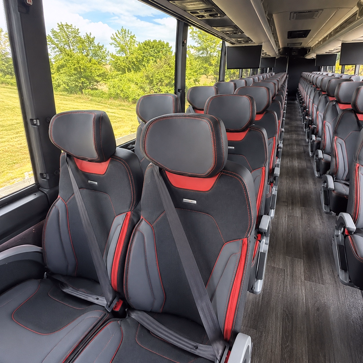 how distance and duration affect charter bus rates in fayetteville